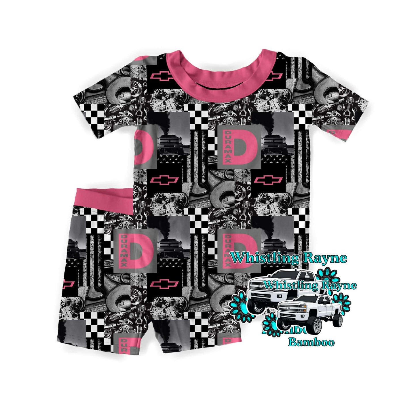 Pink Duramax Short set