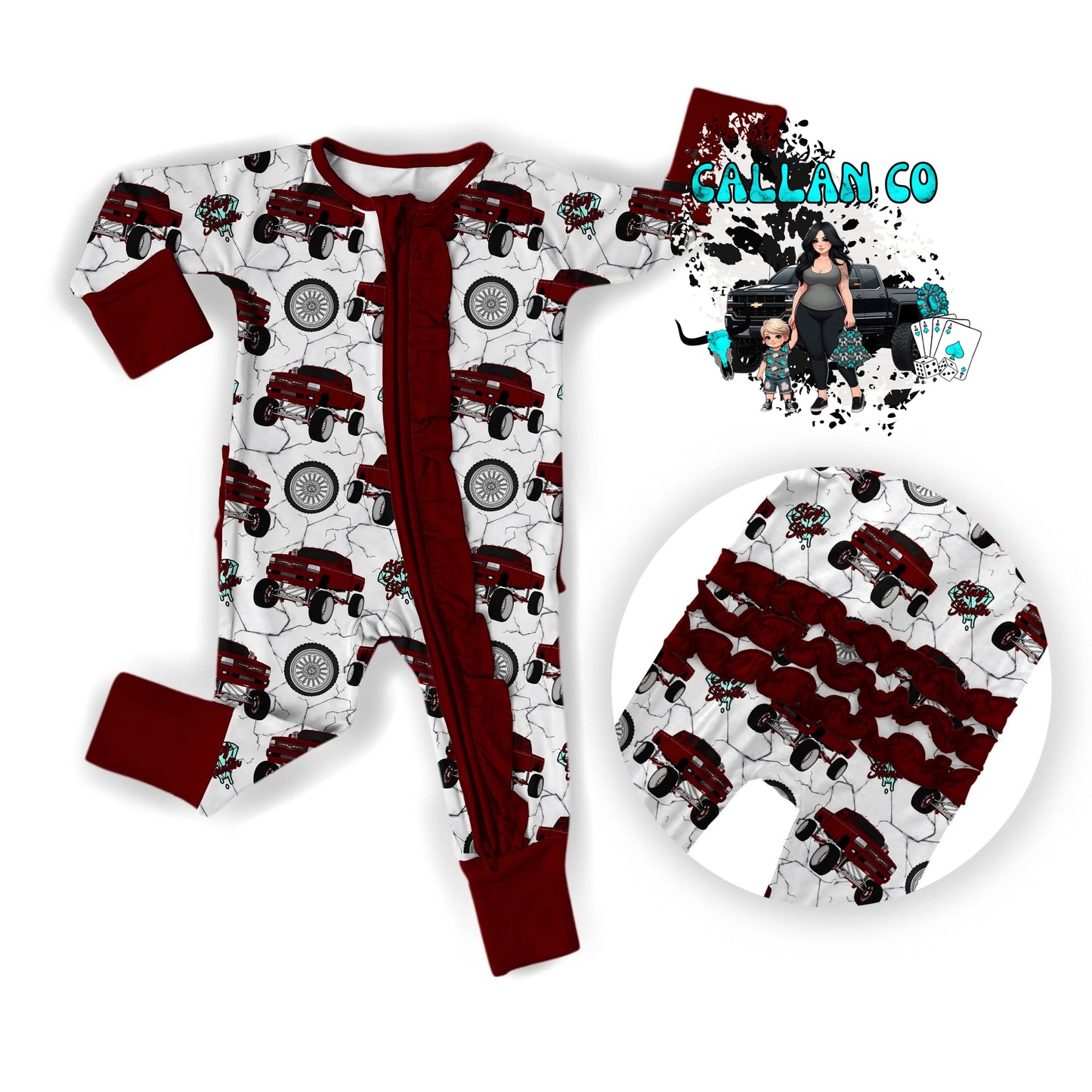 CUSTOM AUTOMOTIVE RUFFLE ZIPPY