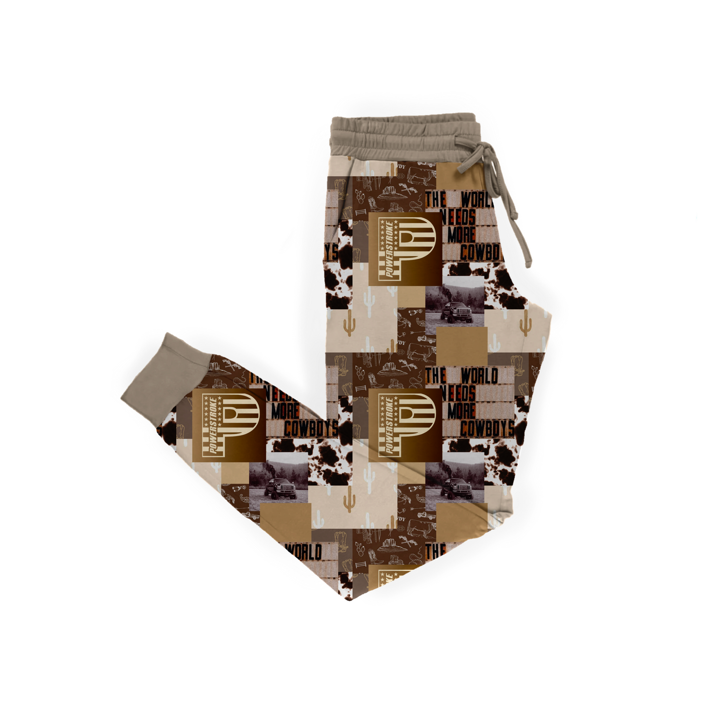 Brown Power-stroke Joggers