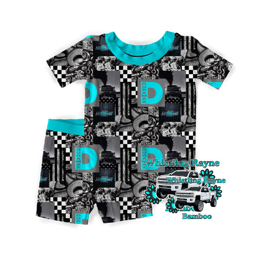 Blue Duramax Short set