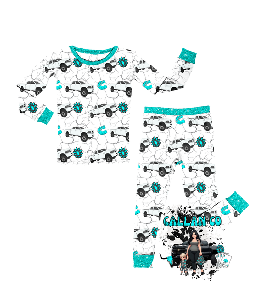 Turquoise Torque Set