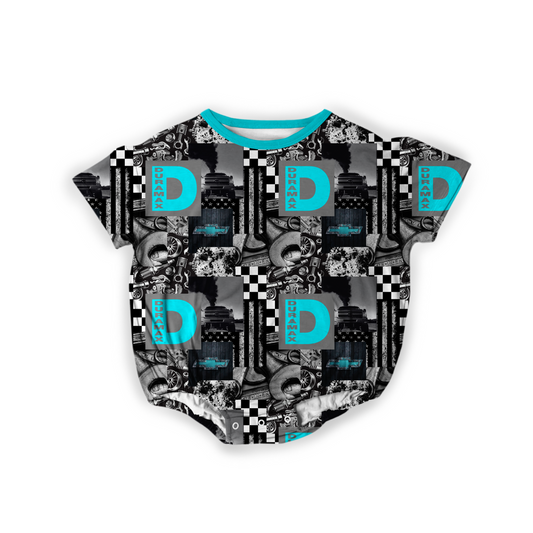 Blue Duramax Bubble romper