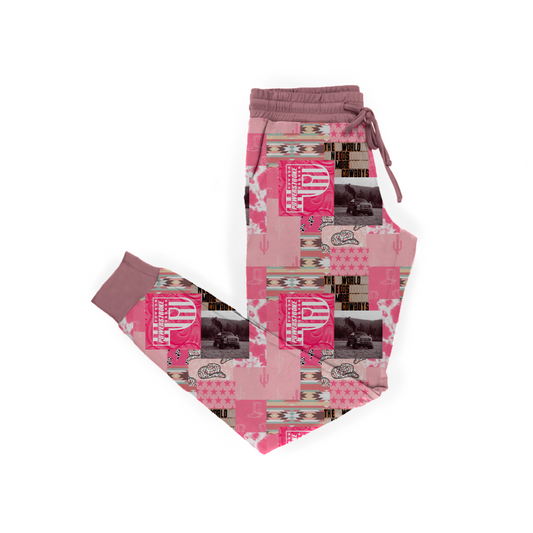 Pink Power-stroke Joggers